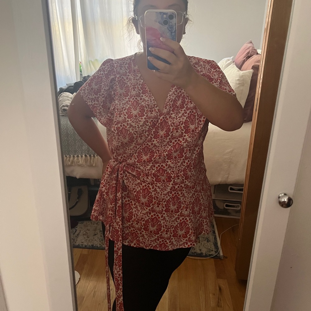 Loft Wrap Blouse